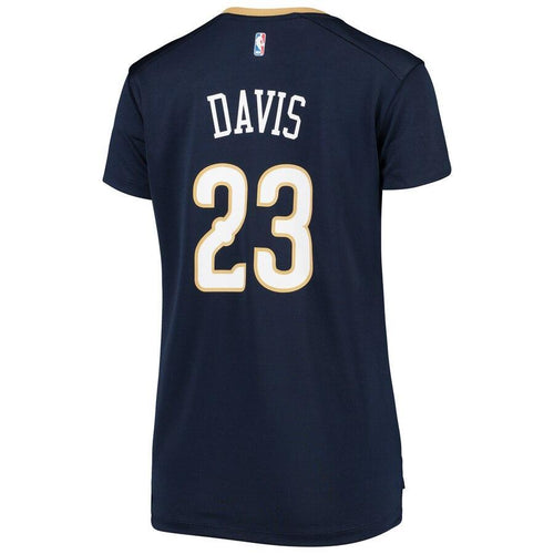 Anthony Davis New Orleans Pelicans Women's Fast Break Replica Jersey - Icon Edition – Navy