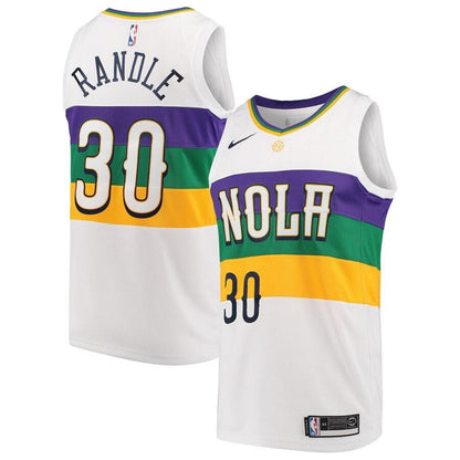 Julius Randle New Orleans Pelicans City Edition Swingman Jersey – White
