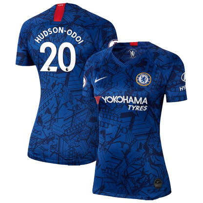 Callum Hudson-Odoi Chelsea Nike Women's 2019 Home Breathe Stadium Replica Jersey – Blue