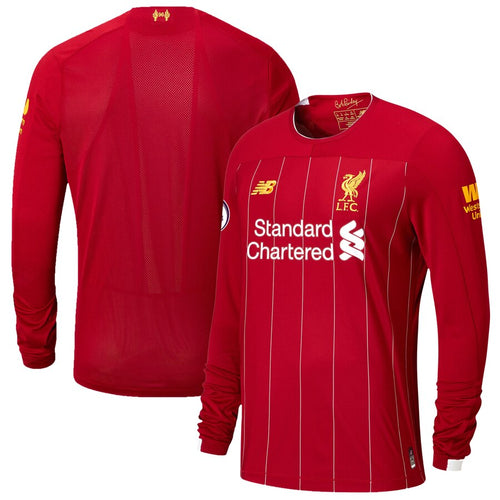 Liverpool New Balance Youth 2019/20 Home Replica Long Sleeve Jersey – Red