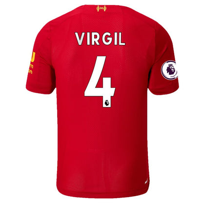 Virgil Van Dijk Liverpool New Balance 2019/20 Home Replica Player Jersey – Red