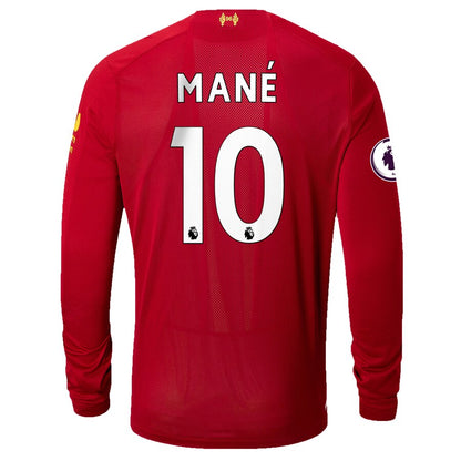 Sadio Mané Liverpool New Balance 2019/20 Home Replica Player Long Sleeve Jersey – Red