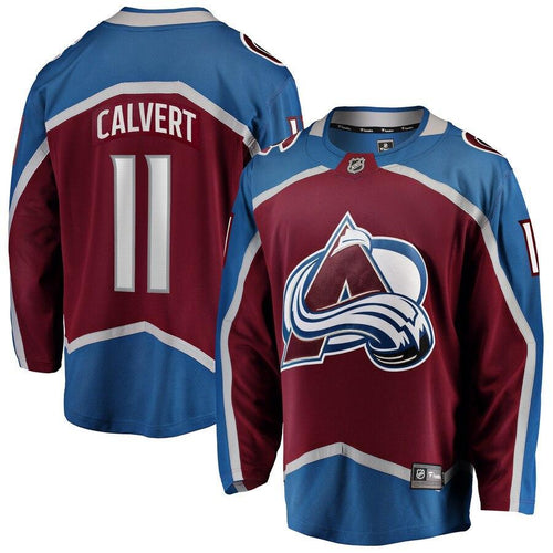 Matt Calvert Colorado Avalanche  Branded Home Breakaway Player Jersey – Maroon