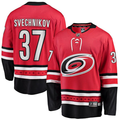 Andrei Svechnikov Carolina Hurricanes Branded Home Breakaway Player Jersey – Red