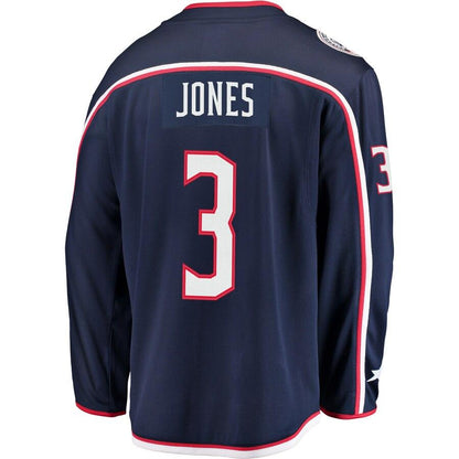 Seth Jones 3 Columbus Blue Jackets Youth Navy Breakaway Player Jersey