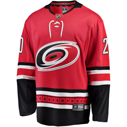Sebastian Aho 20 Carolina Hurricanes Youth Red Breakaway Player Jersey
