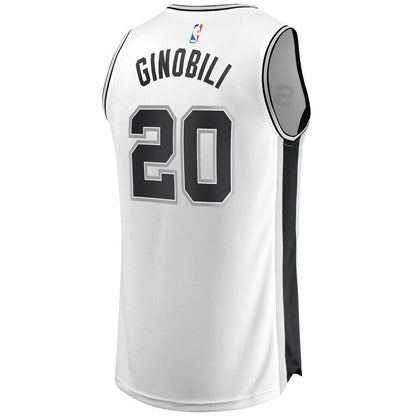 Manu Ginobili San Antonio Spurs Fast Break Replica Jersey - Statement Edition
