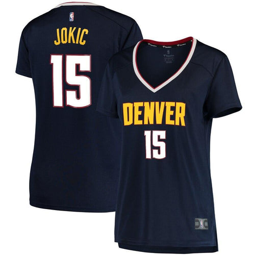 Nikola Jokic Denver Nuggets Women's Fast Break Replica Jersey - Icon Edition