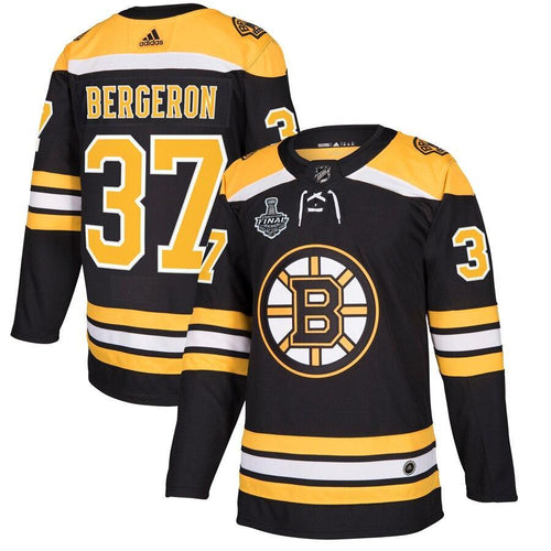 Patrice Bergeron Boston Bruins  2019 Stanley Cup Final Bound Home  Player Jersey – Black
