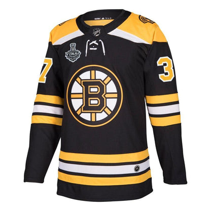 Patrice Bergeron Boston Bruins  2019 Stanley Cup Final Bound Home  Player Jersey – Black