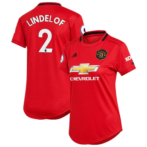Victor Lindelöf Manchester United adidas Women's 2019/20 Home Replica Player Jersey – Red