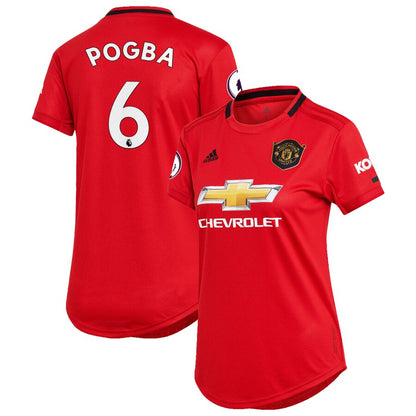 Paul Pogba Manchester United adidas Women's 2019/20 Home Replica Player Jersey – Red