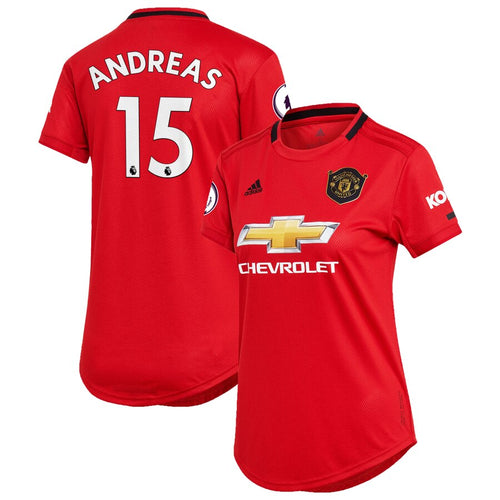 Andreas Pereira Manchester United adidas Women's 2019/20 Home Replica Player Jersey – Red