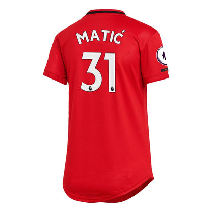 Nemanja Matic Manchester United adidas Women's 2019/20 Home Replica Player Jersey – Red