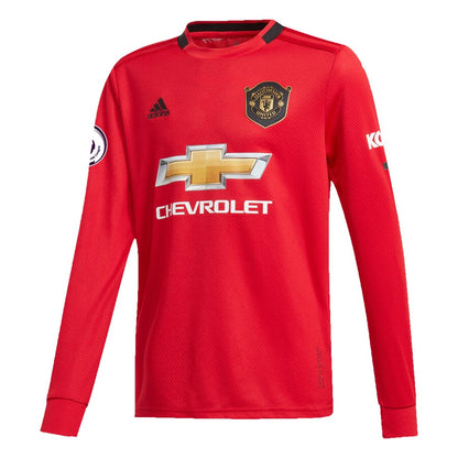 Alexis Sánchez Manchester United adidas Youth 2019/20 Home Replica Long Sleeve Player Jersey – Red