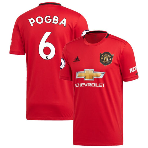 Paul Pogba Manchester United adidas 2019/20 Home Replica Player Jersey – Red