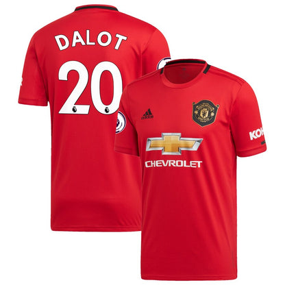Diogo Dalot Manchester United adidas 2019/20 Home Replica Player Jersey – Red