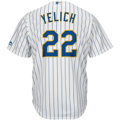 Christian Yelich Milwaukee Brewers White Big & Tall Alternate Cool Base Player Jersey