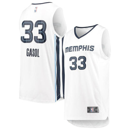 Marc Gasol Memphis Grizzlies Fast Break Replica Jersey - Association Edition