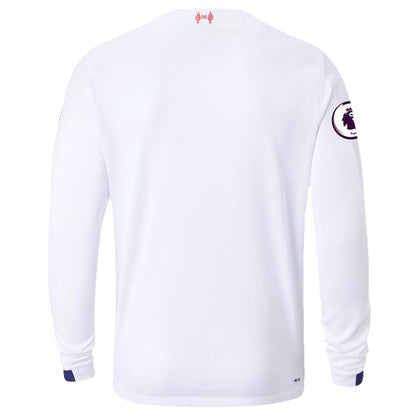 Liverpool New Balance 2019/20 Away Replica Long Sleeve Jersey – White
