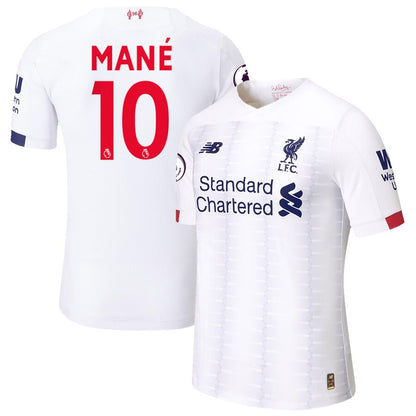 Sadio Mané Liverpool New Balance 2019/20 Away Authentic Player Jersey – White