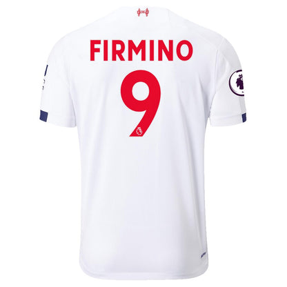 Roberto Firmino Liverpool New Balance 2019/20 Away Replica Player Jersey – White