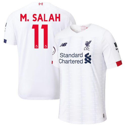 Mohamed Salah Liverpool New Balance 2019/20 Away Replica Player Jersey – White