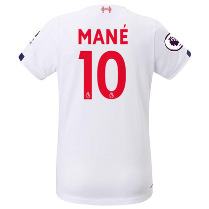 Sadio Mané Liverpool New Balance Women's 2019/20 Away Replica Stadium Player Jersey – White