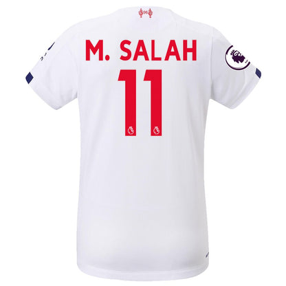 Mohamed Salah Liverpool New Balance Women's 2019/20 Away Replica Stadium Player Jersey – White