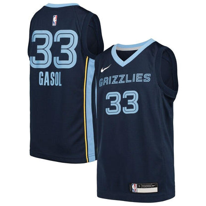 Marc Gasol Memphis Grizzlies Youth White Swingman Jersey - Association Edition