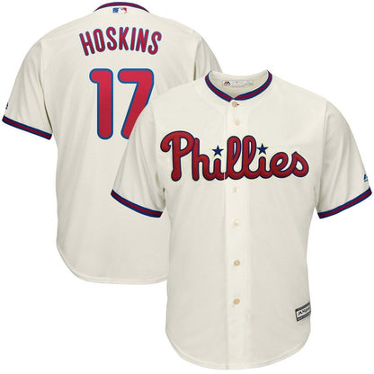 Rhys Hoskins Philadelphia Phillies Alternate Official Cool Base Player Jersey