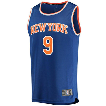 R.J. Barrett New York Knicks 2019 NBA Draft First Round Pick Fast Break Replica Jersey Royal - Icon Edition