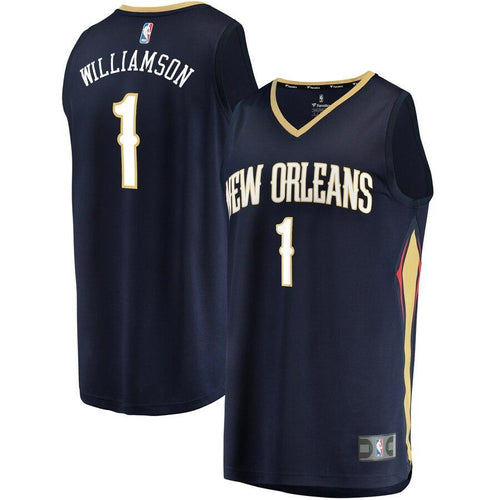 Zion Williamson New Orleans Pelicans 2019 NBA Draft First Round Pick Fast Break Replica Jersey - Statement Edition