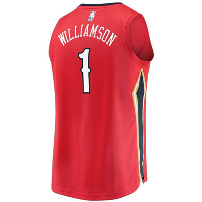 Zion Williamson New Orleans Pelicans 2019 NBA Draft First Round Pick Fast Break Replica Jersey - Icon Edition