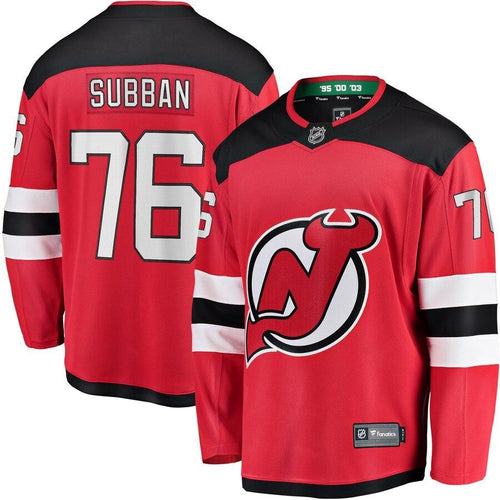 P.K. Subban New Jersey Devils Branded Breakaway Player Jersey – Red