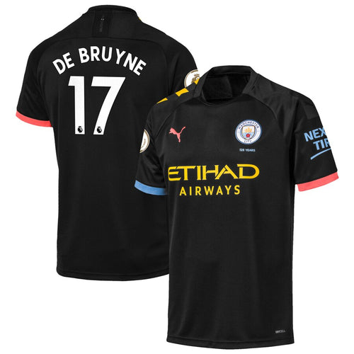 Kevin De Bruyne Manchester City Puma 2019/20 Away Replica Player Jersey – Black