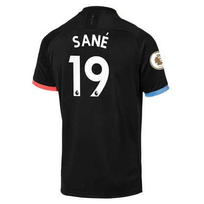 Leroy Sané Manchester City Puma 2019/20 Away Replica Player Jersey – Black