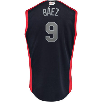 Javier Báez 9 National League Navy 2019 MLB All-Star Game Workout Player Jersey
