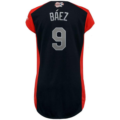 Javier Báez 9 National League Women's Navy 2019 MLB All-Star Game Workout Player Jersey