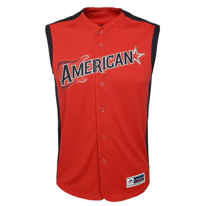 Mike Trout 27 American League Youth Red 2019 MLB All-Star Game Player Jersey