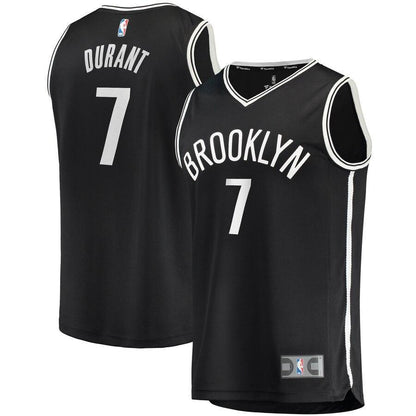 Kevin Durant Brooklyn Nets Black 2019/20 Fast Break Replica Jersey – Icon Edition