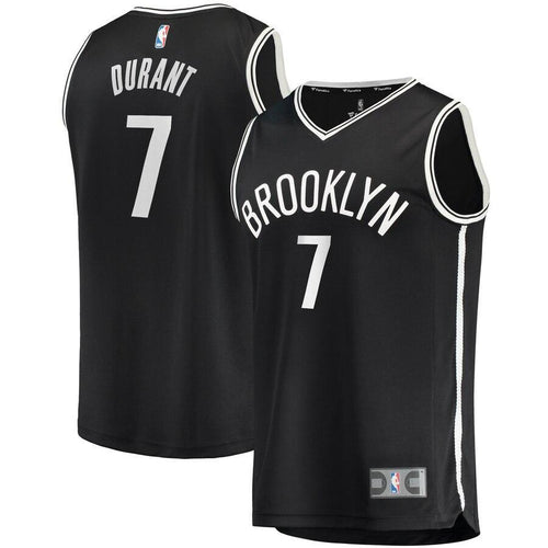Kevin Durant Brooklyn Nets Black 2019/20 Fast Break Replica Jersey – Icon Edition