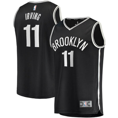 Kyrie Irving Brooklyn Nets Black 2019/20 Fast Break Replica Jersey – Icon Edition