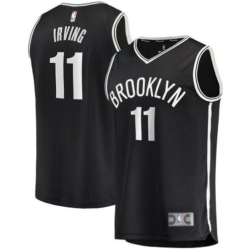 Kyrie Irving Brooklyn Nets Black 2019/20 Fast Break Replica Jersey – Icon Edition
