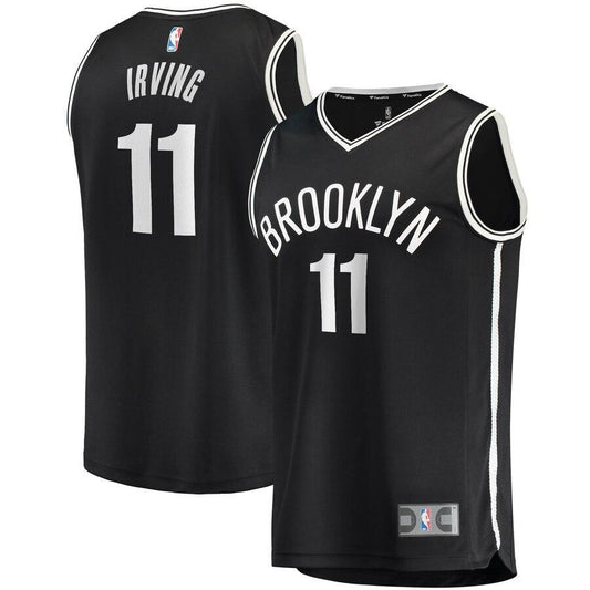 Kyrie Irving Brooklyn Nets Black 2019/20 Fast Break Replica Jersey – Icon Edition