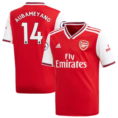 Pierre-Emerick Aubameyang Arsenal adidas Youth 2019/20 Home Replica Player Jersey – Red