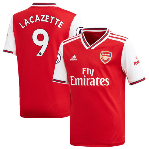 Alexandre Lacazette Arsenal adidas Youth 2019/20 Home Replica Player Jersey – Red
