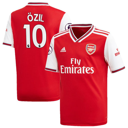 Mesut Özil Arsenal adidas Youth 2019/20 Home Replica Player Jersey – Red