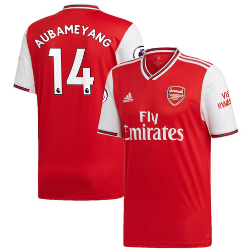 Pierre-Emerick Aubameyang Arsenal adidas 2019/20 Home Replica Player Jersey – Red