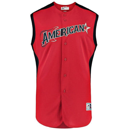 #79 Abreu Men's American League Majestic 2019 MLB All-Star Game Workout Custom Jersey
